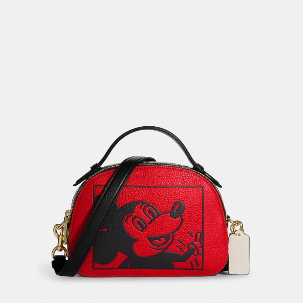 🖤♥️NEW! Disney Mickey Mouse X Keith Haring Serena Satchel